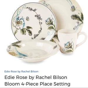 4-pc Place Setting Edie Rose Bloom Collection
